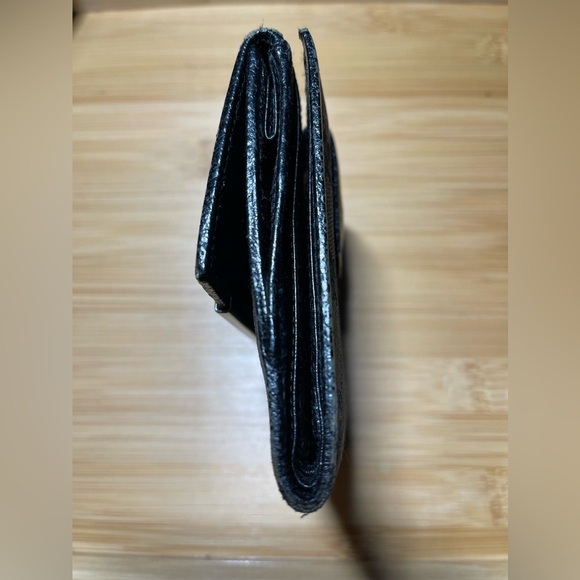 GUCCI GG Logo Plate Canvas Leather Card Bil Wallet Medium Monogram - Picture 3 of 10